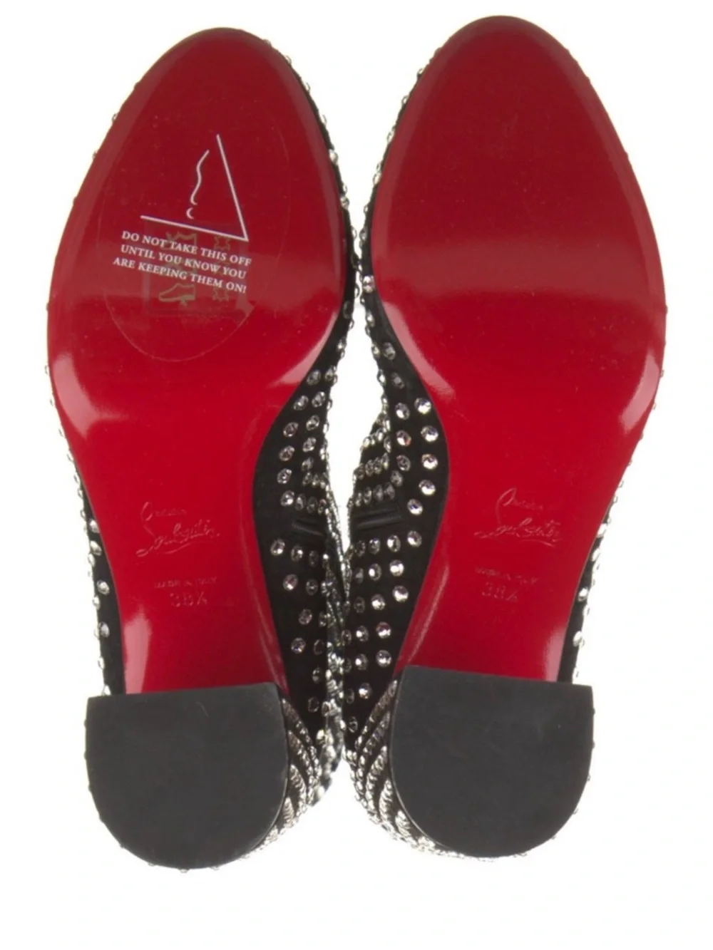 Christian Louboutin Strass Jane botta Crystal accent boots 9,995